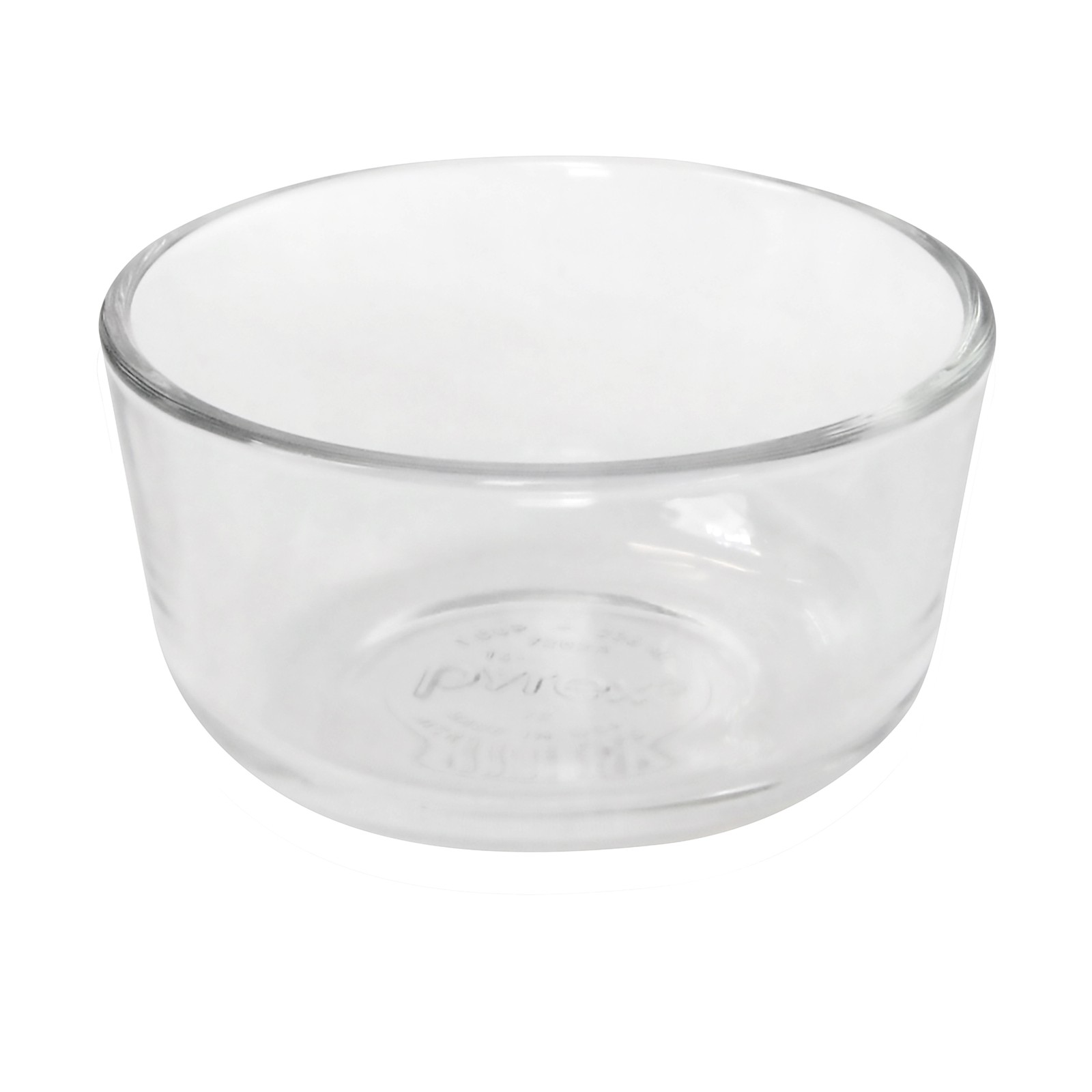 Pyrex 7202 Simply Store 1-Cup Round Clear Glass Food Storage Bowl (2-Pack) gallery