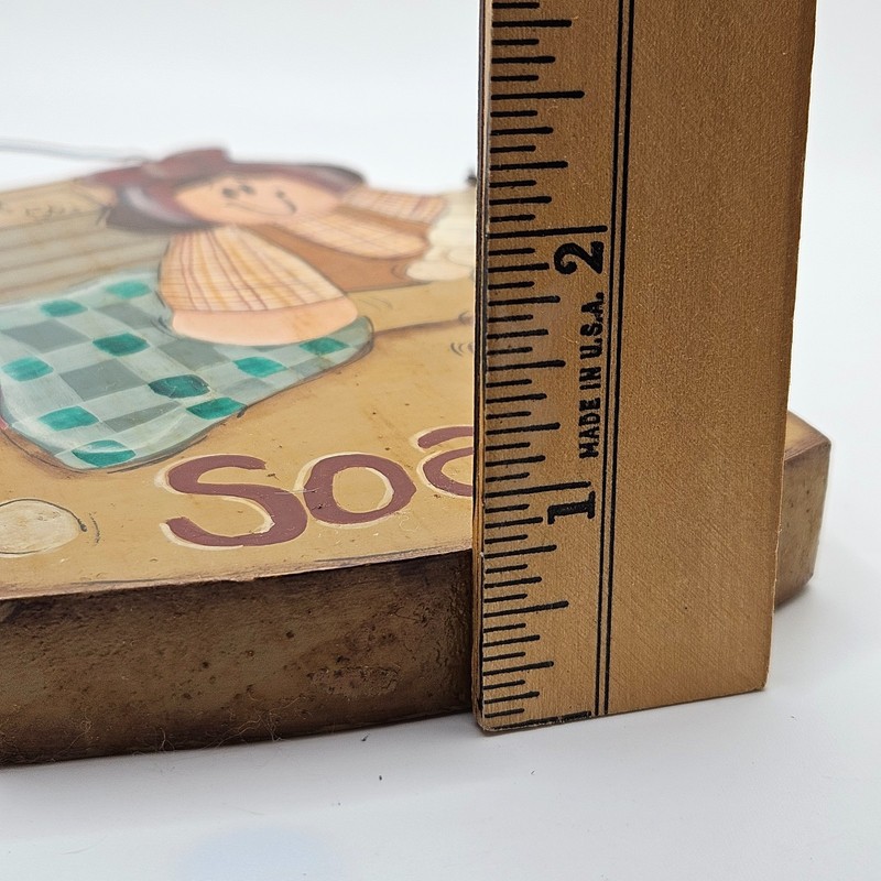 Cottage Core Laundry Room Wall Hanging Soap Washboard Girl Wood Decor Primitive gallery