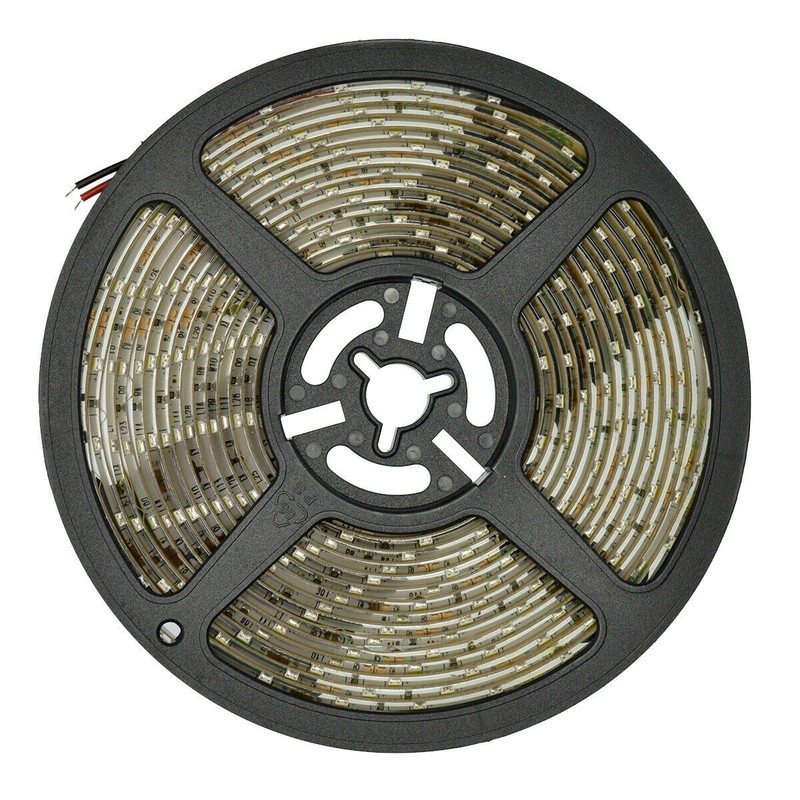 12V 16.4FT COOL WHITE LED 3528 SMD FLEXIBLE WIRE STRIP LIGHT ROPE WATERPROOF US gallery