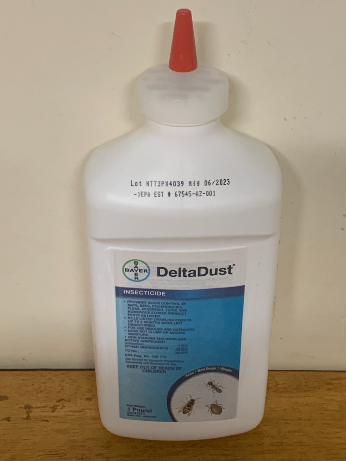 BAYER DELTA DUST 1lb, Insect Control Silverfish Bedbugs Bees Roaches,Ants & More gallery
