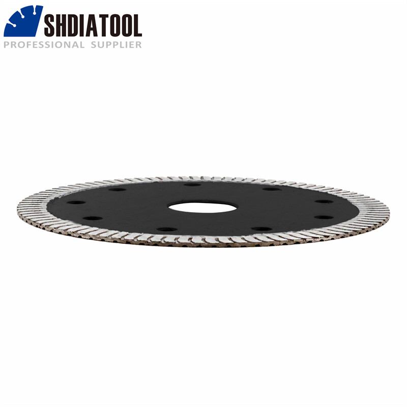 SHDIATOOL Superthin Mesh Diamond Narrow Turbo Blade 4.5/5" Cutting Ceramic Tile gallery