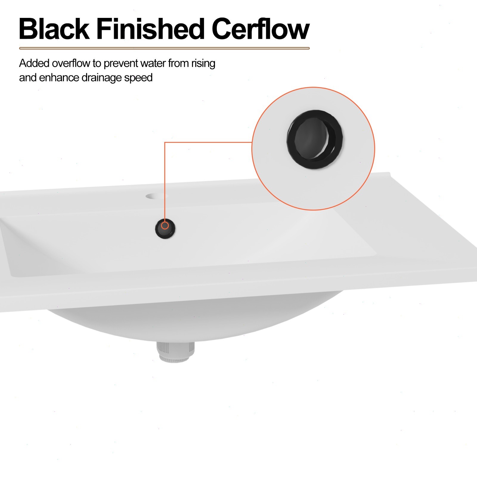 30" Single Sink Vanity Top Undermount Bathroom Sink gallery