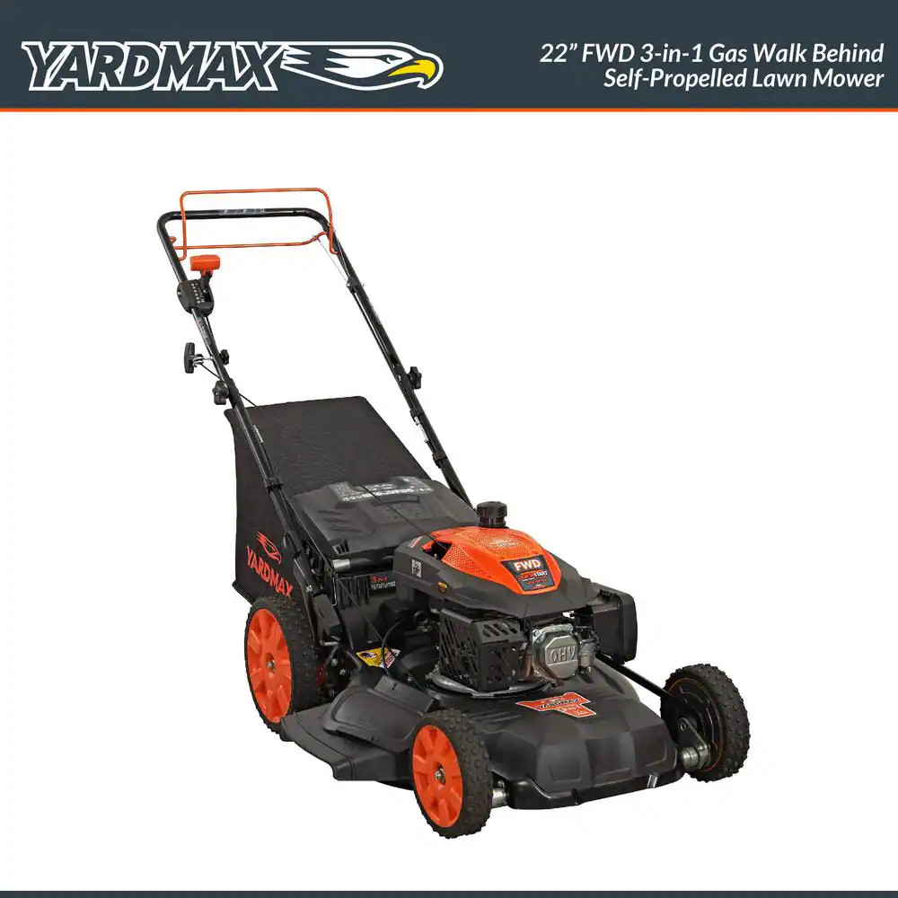 22 In. 201 Cc SELECT PACE 6 Speed CVT High Wheel FWD 3-In-1 Gas Walk behind Self gallery
