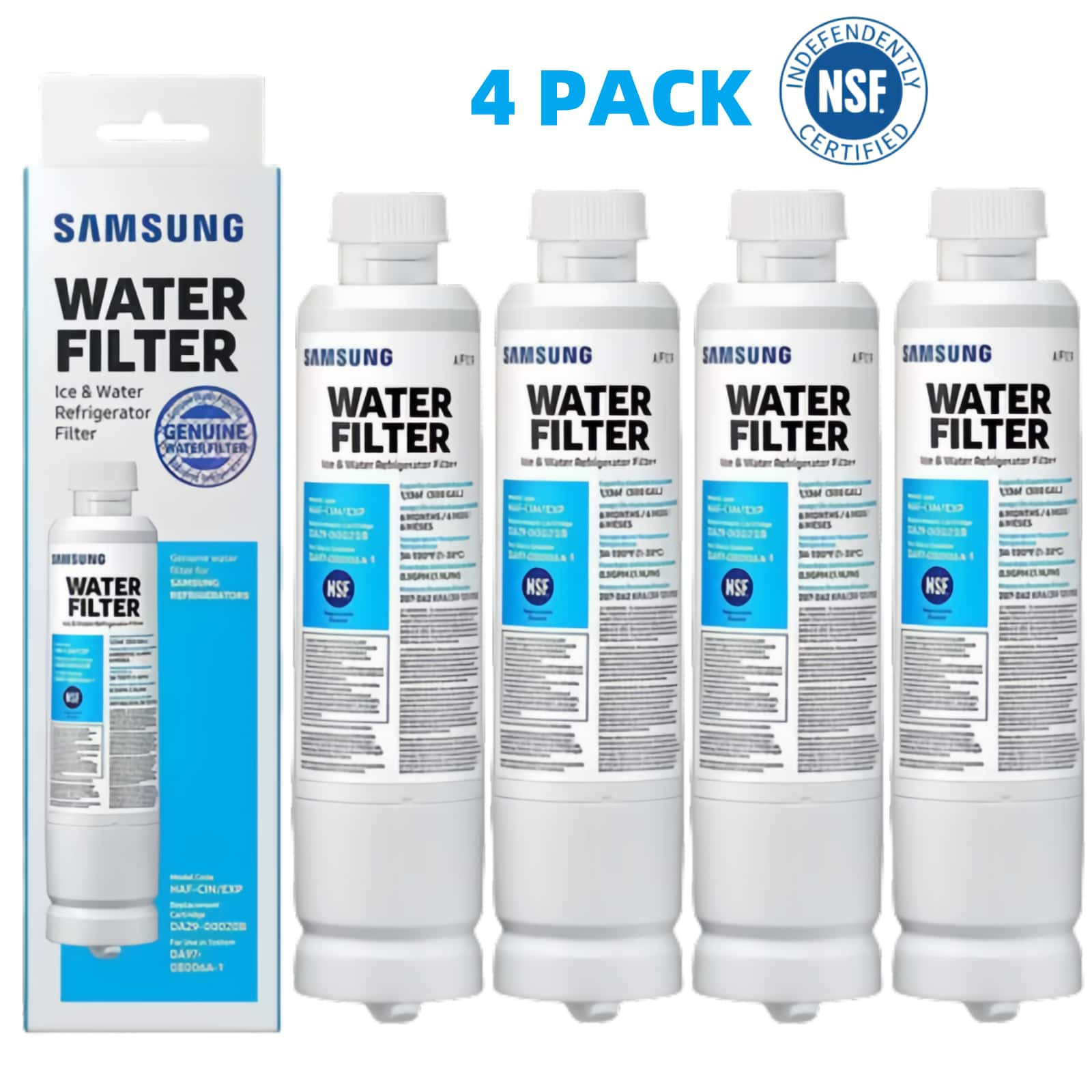Bulk DA29-00020B Water Filters for Samsung RF28HMEDBSR, RF263BEAESR Fast Ship US gallery