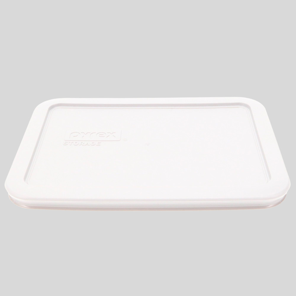 Pyrex 6 Cup New, 1.5 L White Rectangle Replacement Lid Cover 7211-PC, 2 Pack gallery