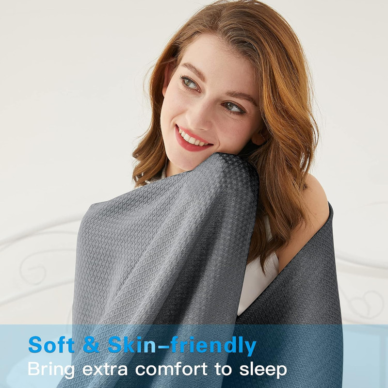 Cooling Blanket, 100% Rayon Derived from Bamboo, Cool Summer Blanket for Hot Sle gallery