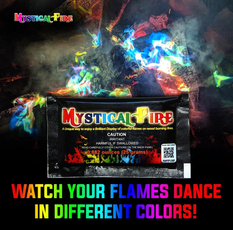 Mystical Fire Color Changing Packets Pits 6 Pack, Multi Coloured gallery