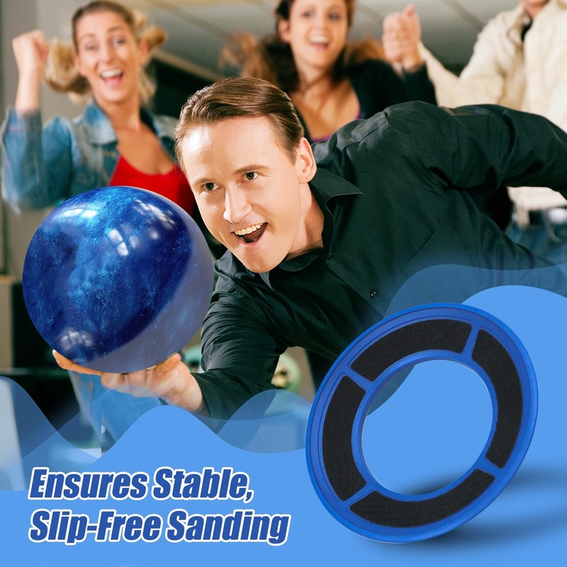 Universal Sanding Pad Holder for Bowling Balls, Precision Surface Maintenance To gallery