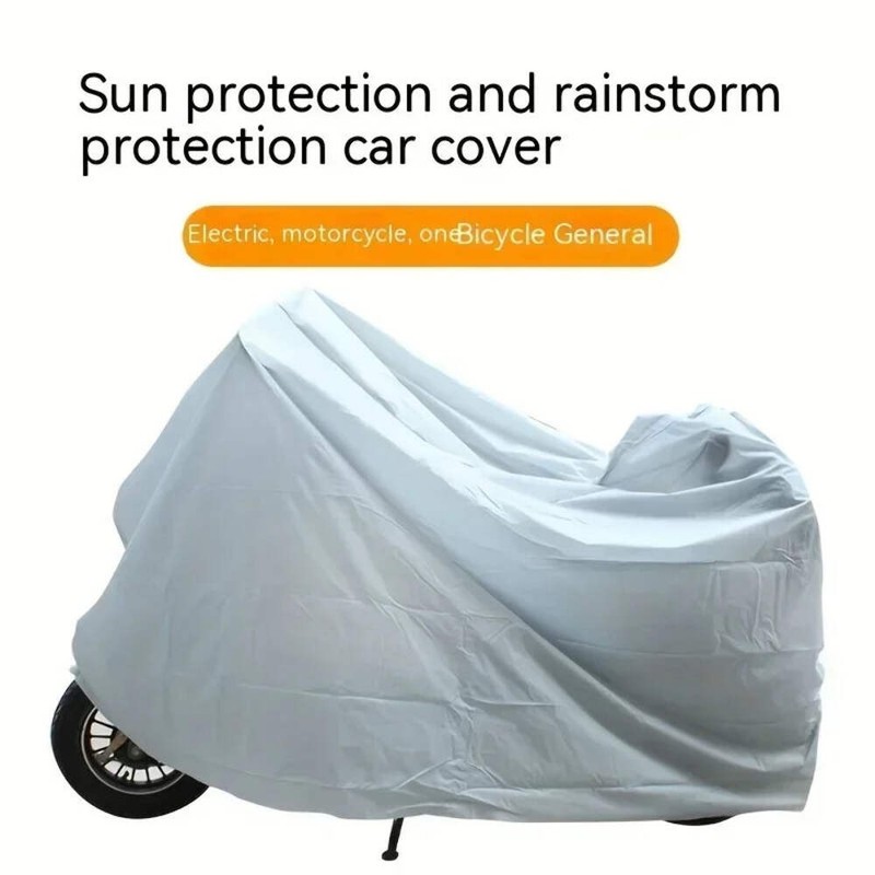 Universal Waterproof Motorcycle Cover for Indoor and Outdoor Rain UV Protection gallery