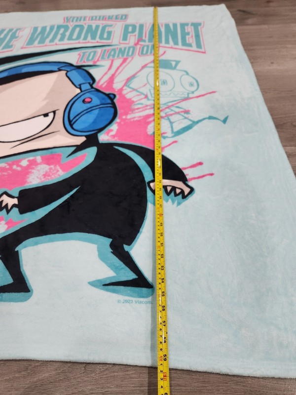 Invader Zim Dib You Picked The Wrong Planet Hot Topic Mink Soft Throw Blanket gallery
