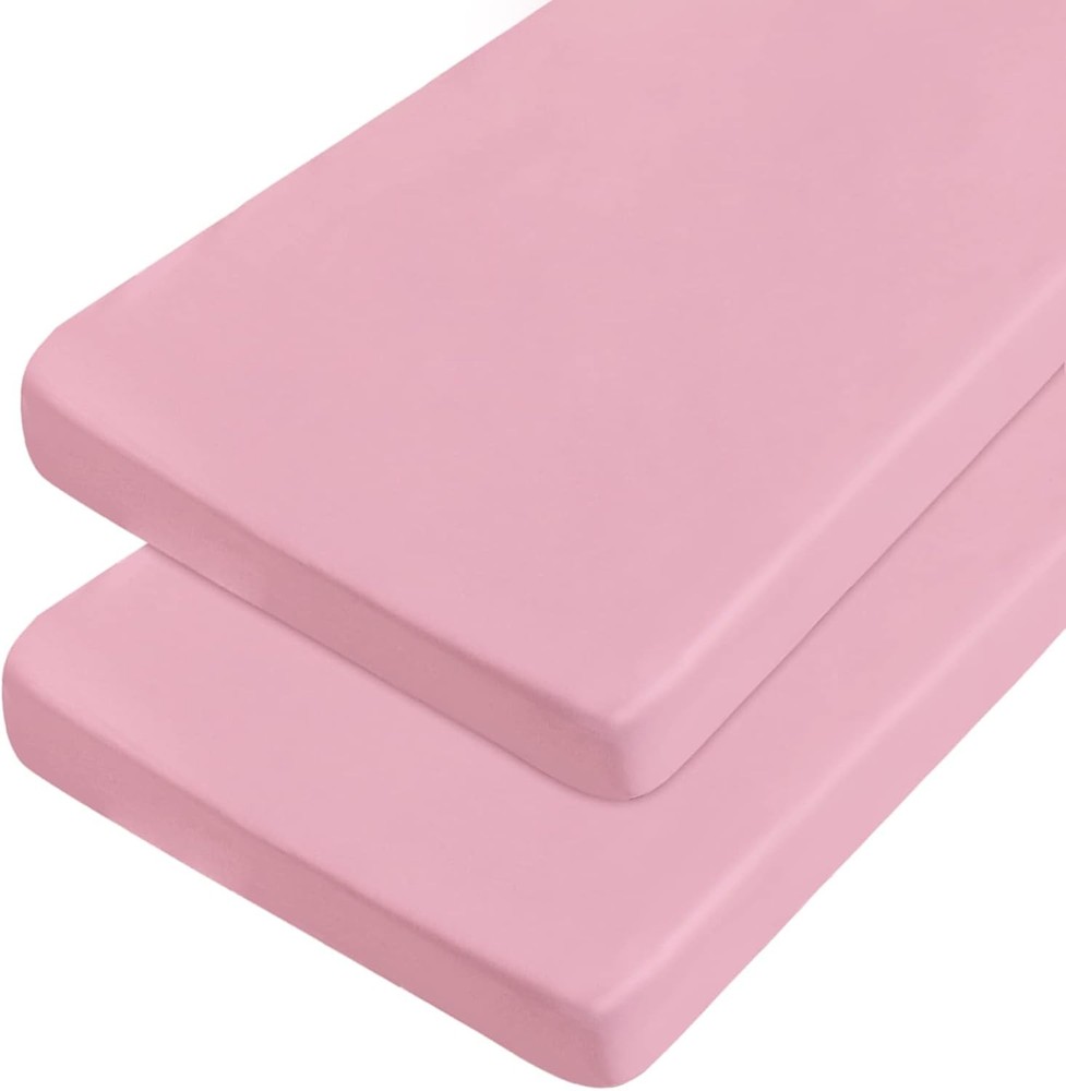 Cot Sheets 31" x 75", 2 Pack Cot Size Sheet Fitted with Narrow Twin/Camp
