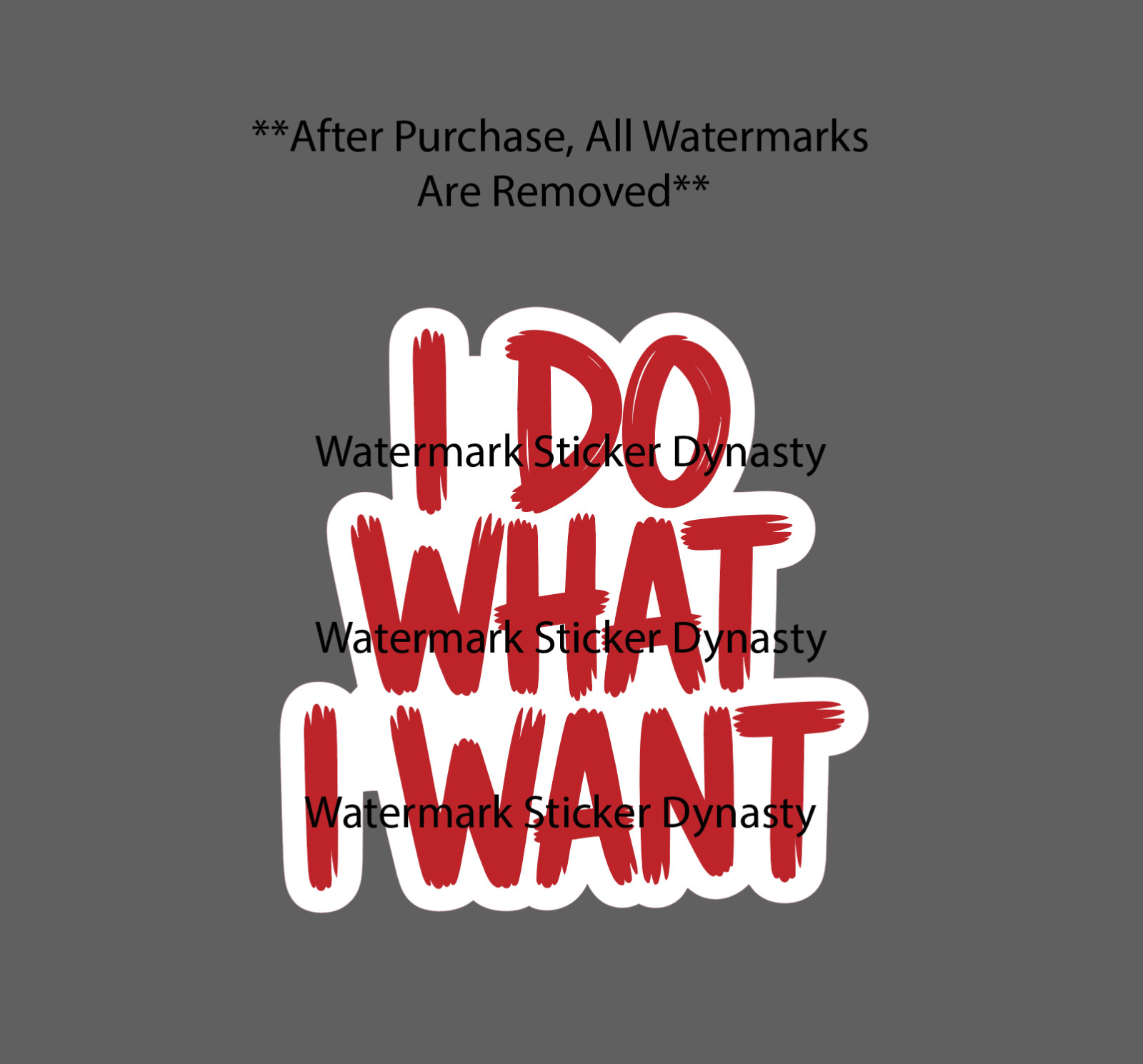 I Do What I Want Sticker Waterproof Decal Quote Gift Life NEW gallery