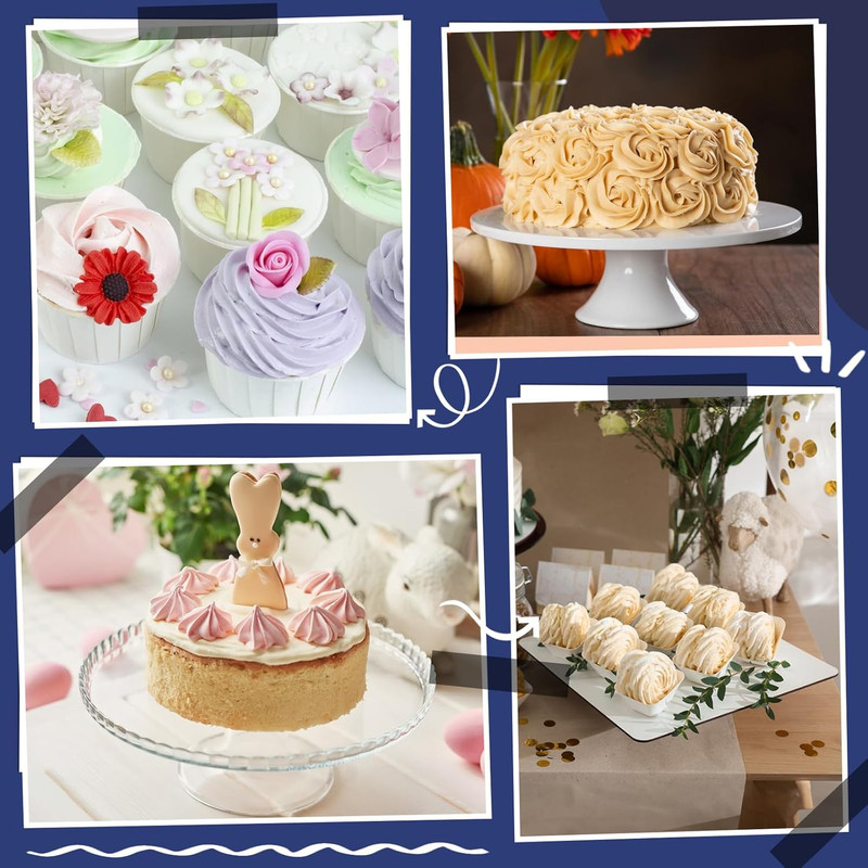 3Pcs 1M Cake Piping Tips, Decorating Supplies, Nozzles for Buttercream, Icing, B gallery