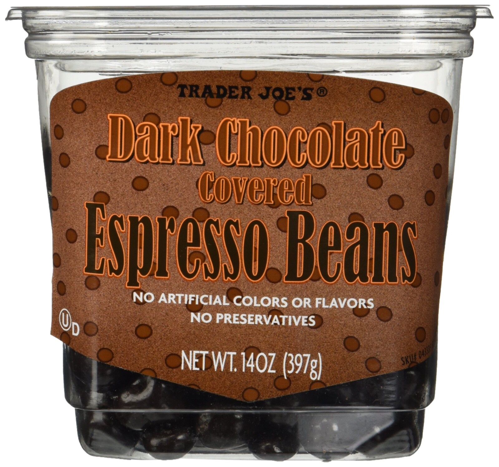 ⚡️ 2-Packs Trader Joe's Dark Chocolate Covered Espresso Beans FREE SHIP ❤️ gallery