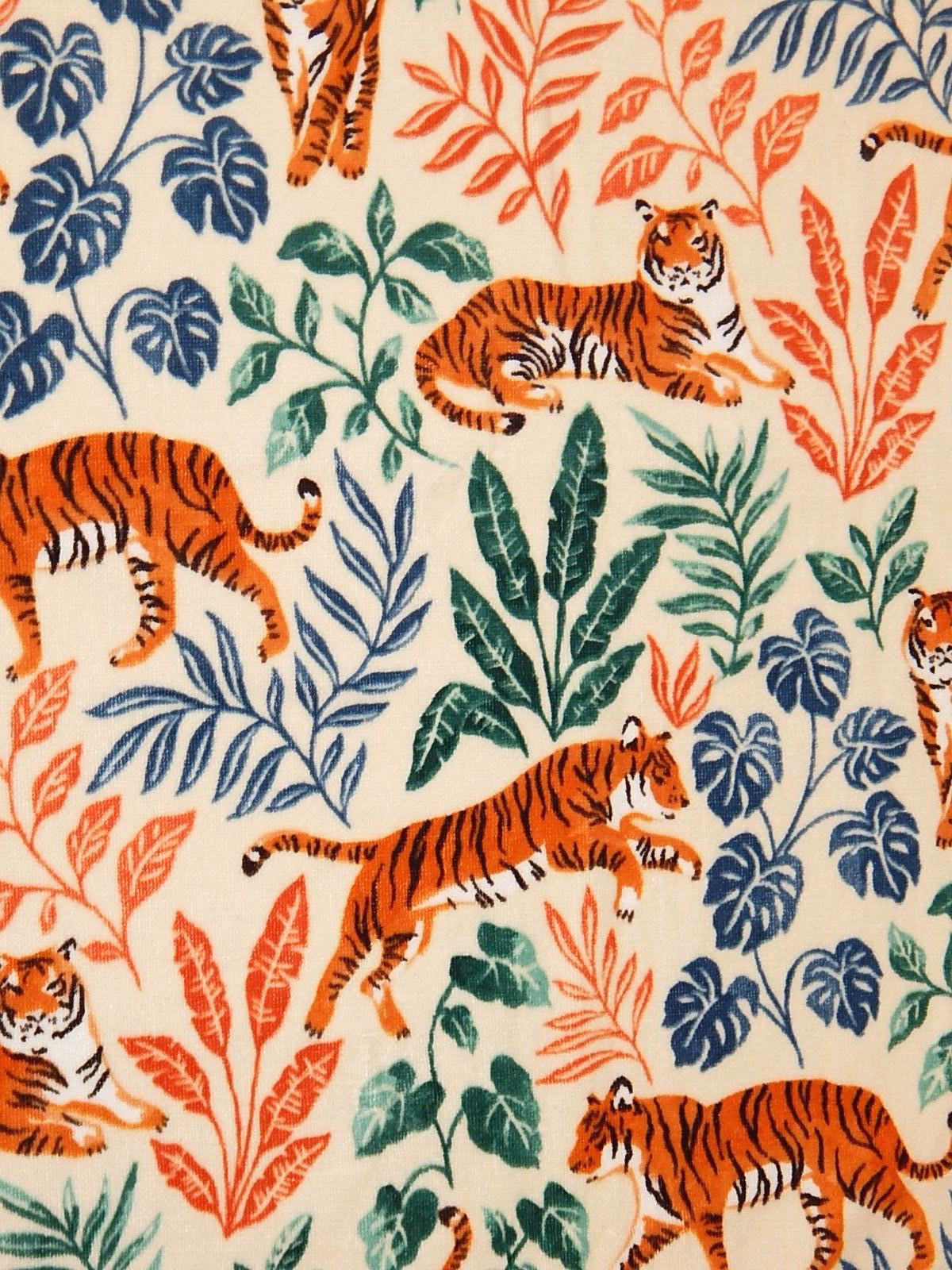 CHRISTIAN LACROIX 100%COTTON BATH TOWEL SAFARI TIGERS NEW AUTHENTIC gallery