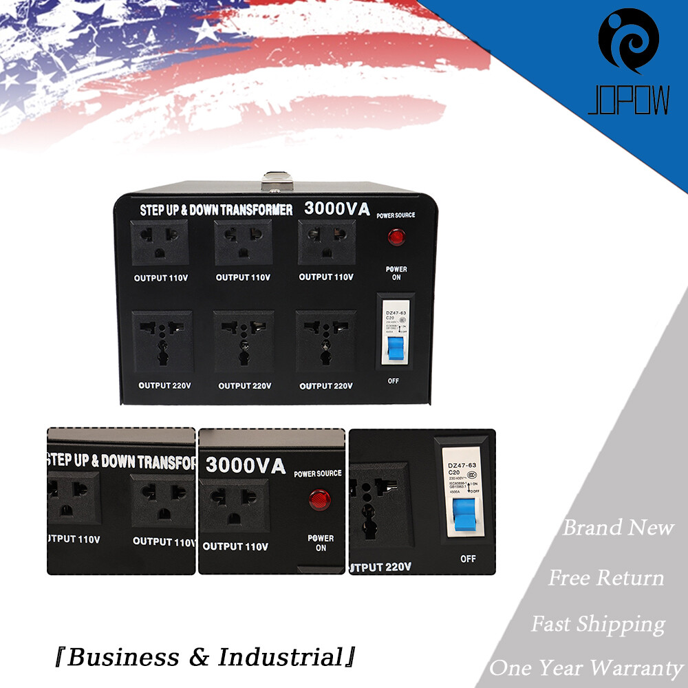 3000W Voltage Transformer Converter Step Up/Down 110-120V to 220-240V New gallery