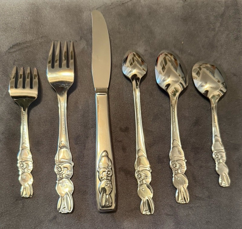 New Oneida Community PETER RABBIT Stainless Glossy Flatware SMART CHOICE C10G gallery