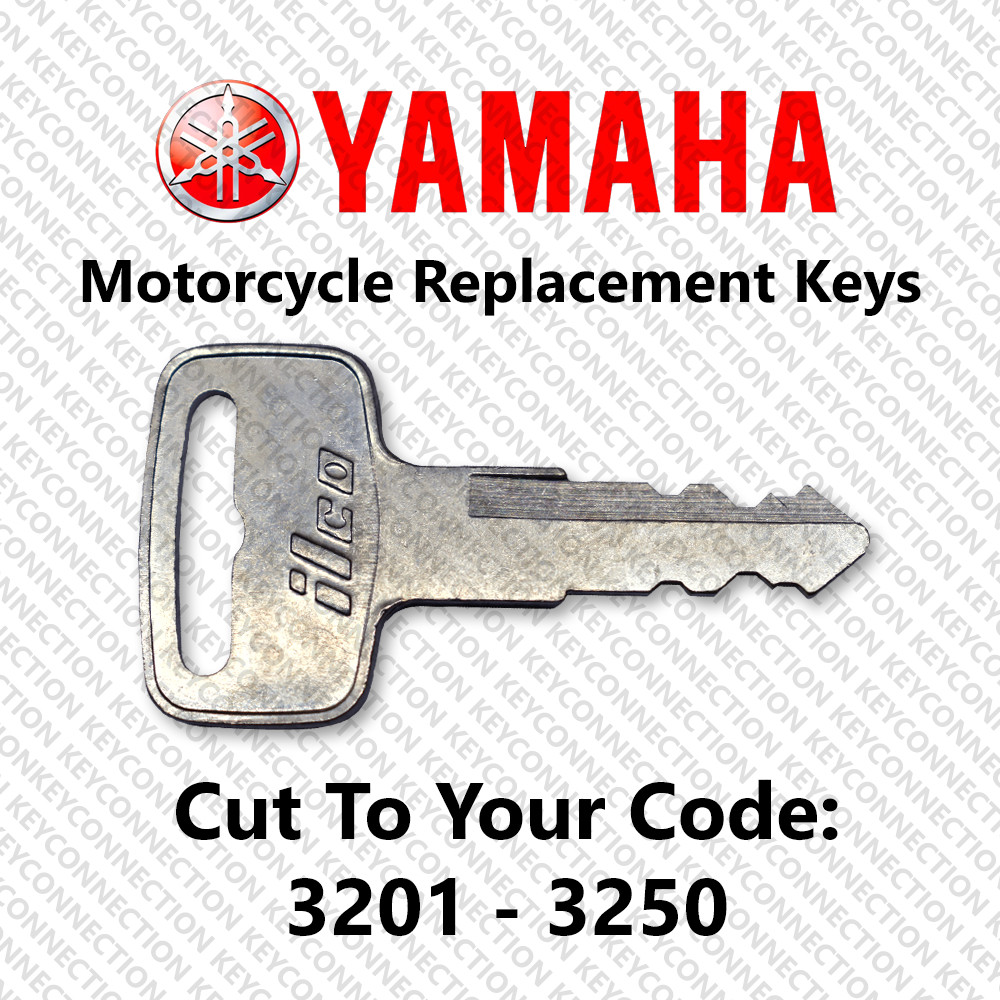 Yamaha Motorcycle Replacement Keys Cut to Your Code 3201 - 3250 gallery