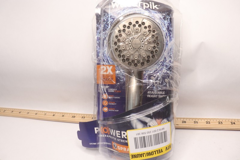 Waterpik Wall Mount Handheld Shower Head Brushed Nickel XDL-769ME gallery