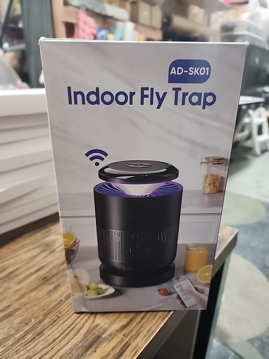 Fly Trap Indoor, Bug Light, Remote Control Fruit Fly, Gnats, Plant Pests, Moths gallery