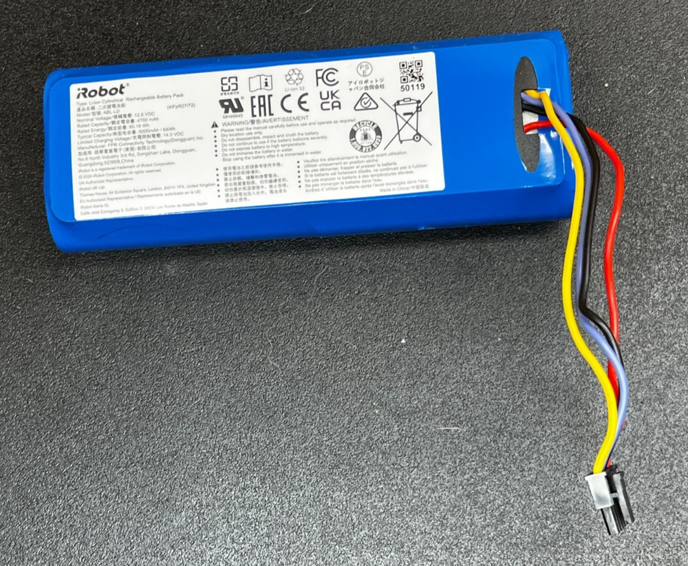 iRobot Roomba Plus 405, 505, Max 705 Combo Mop Vacuum Battery ABL-LD 4700 mAh