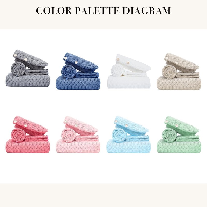 35X70 Inches Extra Large Bath Towels Sets of 4 for Bathroom Super Soft Quick Dry gallery