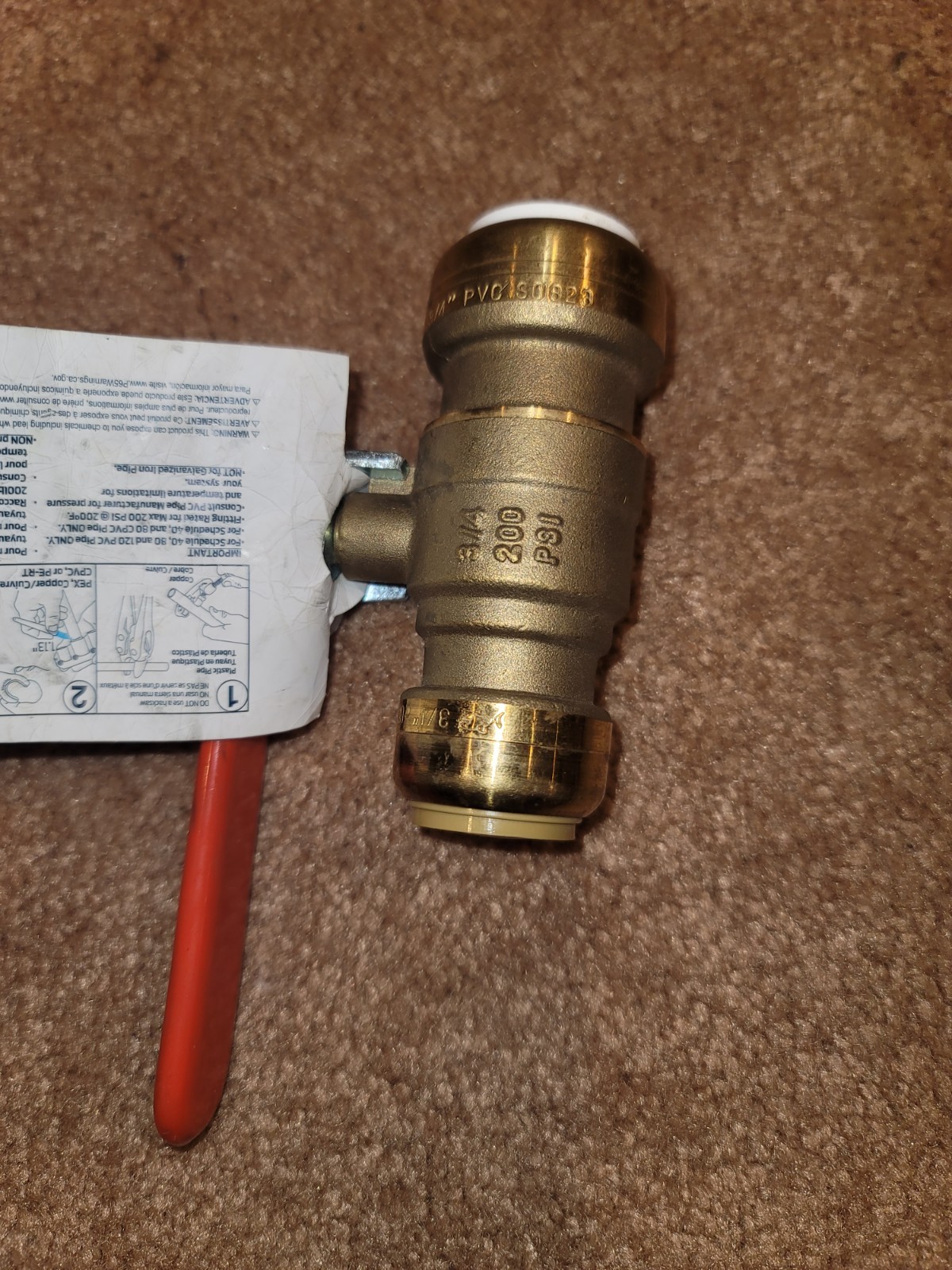 SharkBite 3/4 in Push-to-Connect Transition Ball Valve 25550LF Pex Copper PVC gallery