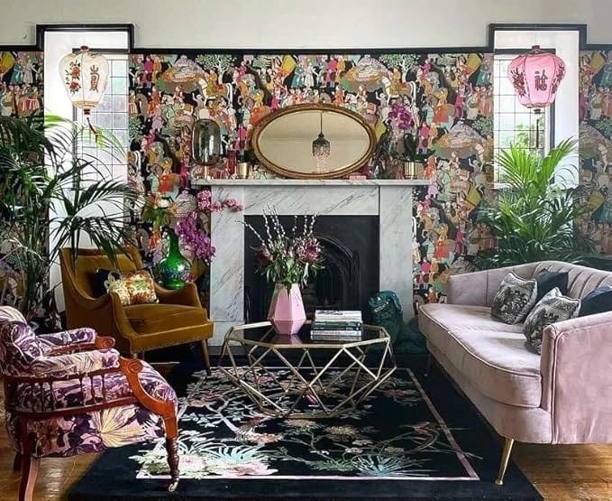 Wendy Morrison Design – Birdsong Black Hand Tufted Rug 8x10 Area Rugs gallery