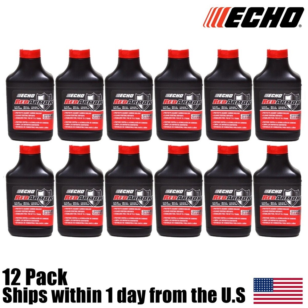 (12) Genuine OEM ECHO Red Armor 2 Cycle Oil 2.5 Gallon Mix 50:1 6550025 6.4oz