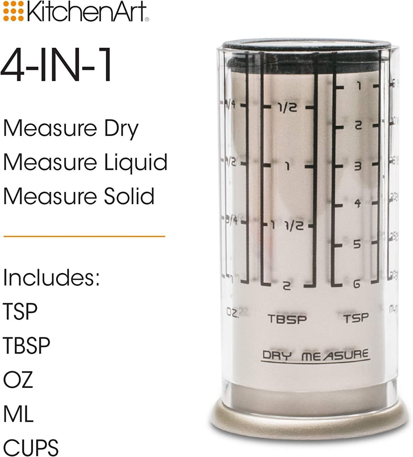 KitchenArt Pro Mini Adjust-A-Cup - Metric/Standard - Satin gallery