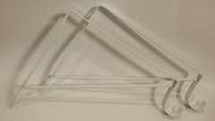 Everbilt Shelf Bracket/Rod Support Wall-Mountable Steel White Set of 2