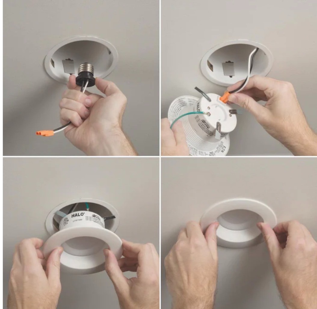 White 4" 554- Lumens Selectable CCT Integrated LED Recessed Lights Selectable gallery