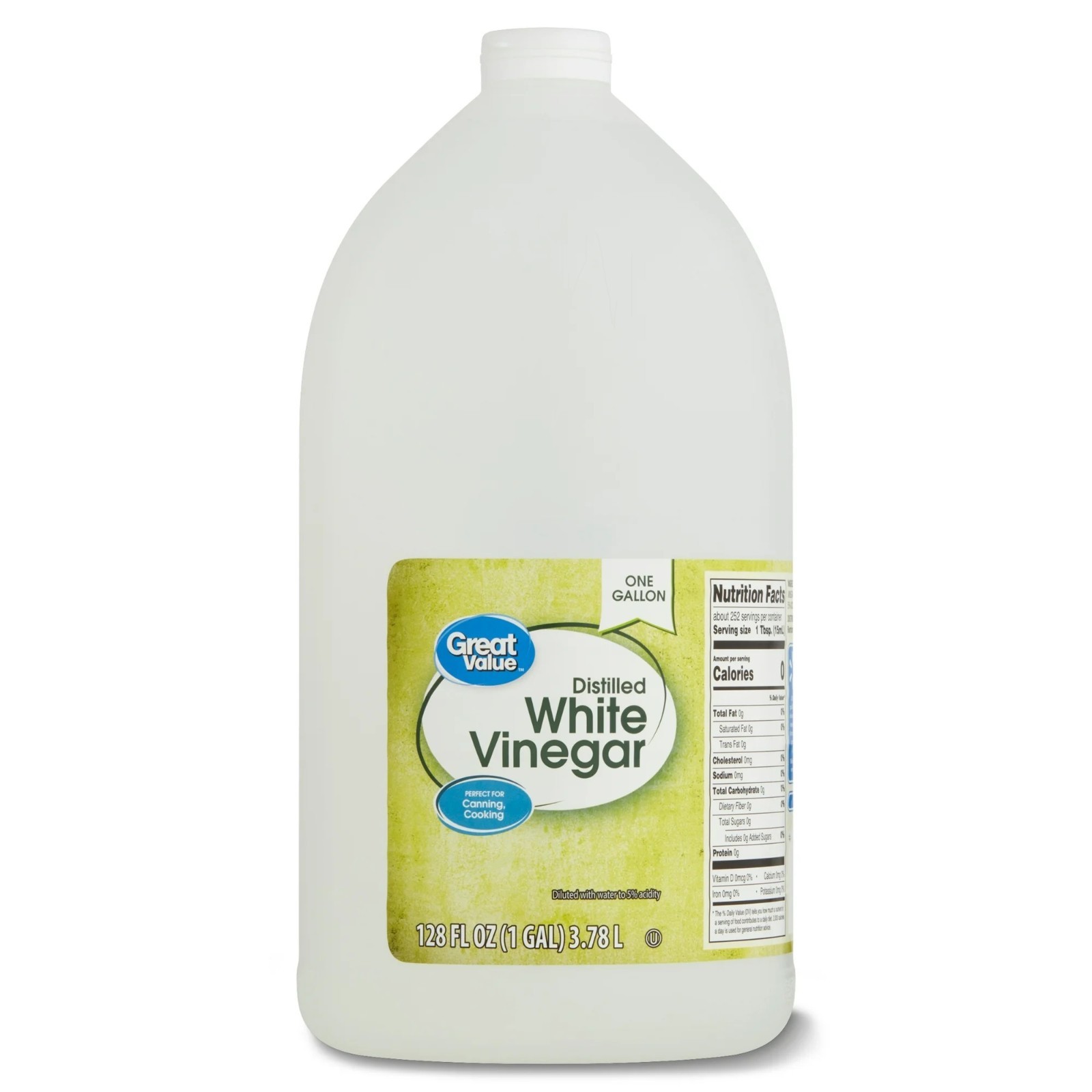 (4 pack) Great Value Distilled White Vinegar, 128 fl oz gallery