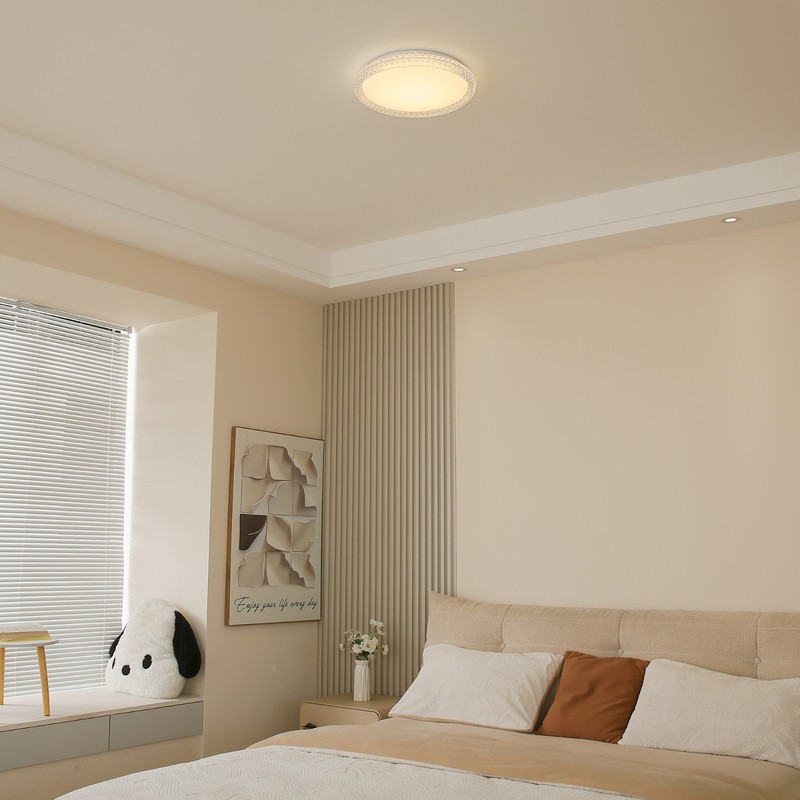 16 Inch Flush Mount LED Ceiling Light, 3 Color Temperatures, For Living Room gallery
