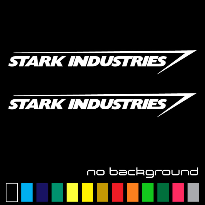 (2x) Stark Industries Sticker Vinyl Decal - Marvel Iron Man Avengers Car Window gallery