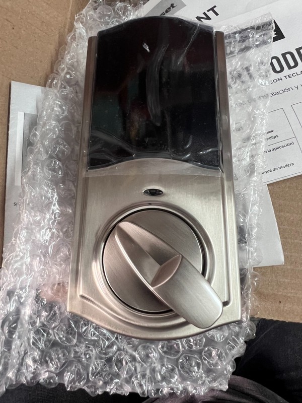 Kwikset SmartCode 888 Deadbolt Smart Lock Satin Nickel 98880-004 2957 gallery