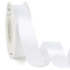 Ribbli Double Faced White Satin Ribbon,1” x Continuous 25 1 inch, gallery