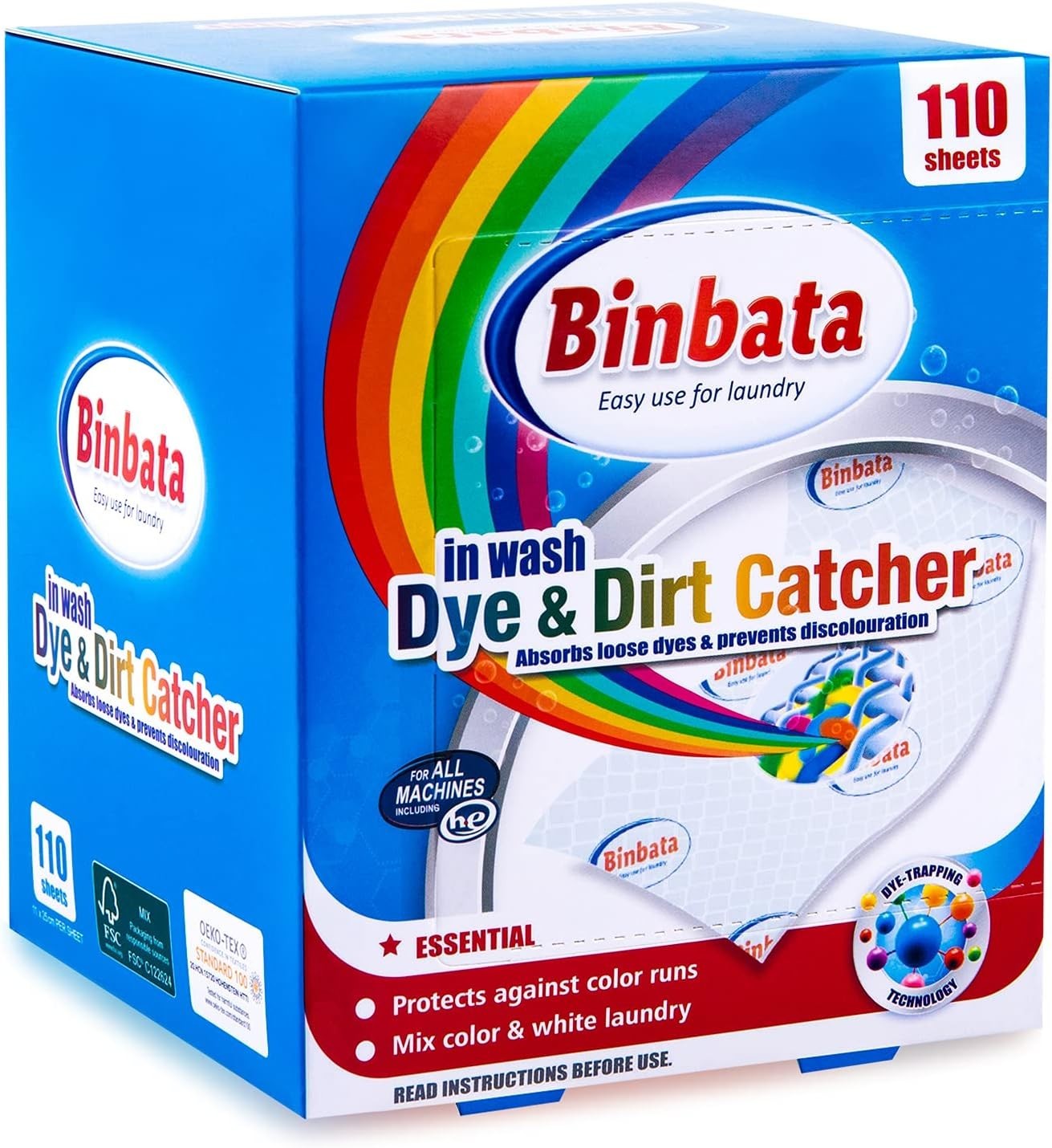 Color Grasper for Laundry 110 Count, Fragrance Free Dye Catcher Essential for⭐️ gallery