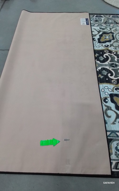 GREY LBLUE 7'-9" x 10'-0" Broken Thread Rug, Reduced Price 1172769854 RIV155F-8 gallery