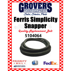 FERRIS SNAPPER Deck Belt Part # 5104064 & 5105453 -Fits SRS