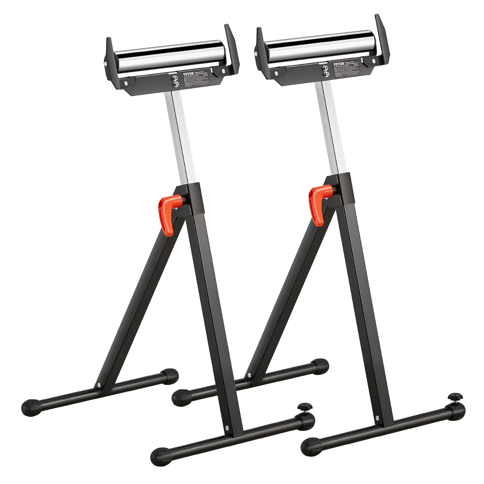 VEVOR 2-Pack Roller Stands Max 250 lb Adjustable Height 27-43 in for Woodworking gallery