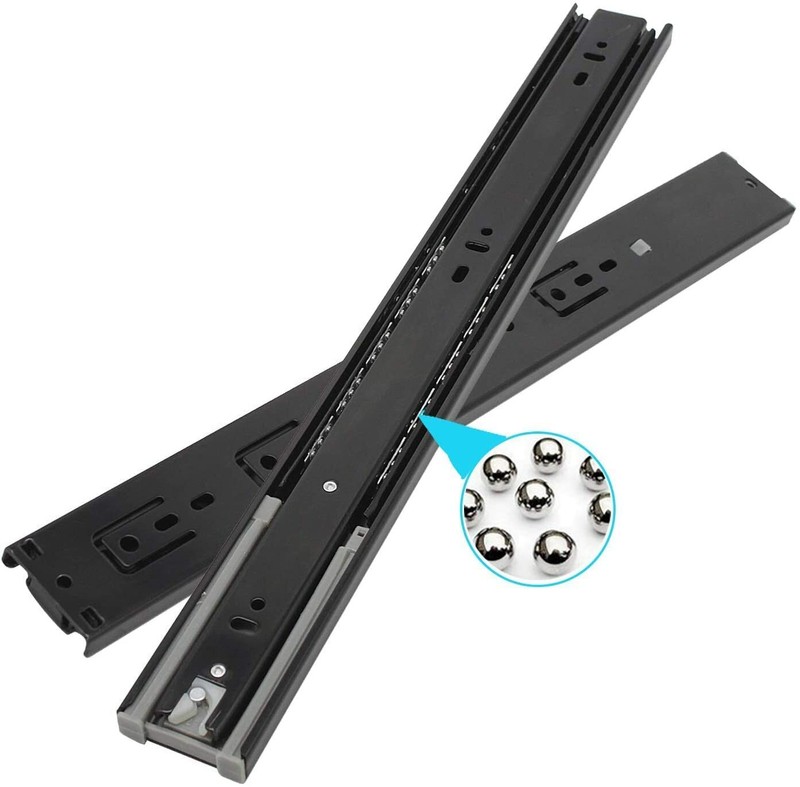 Probrico Soft Close Drawer Slides Full Extension Ball Bearing Side or Rear Mount gallery