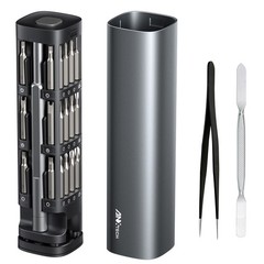 46 in 1 Precision Screwdriver Kit with Magnetic Bits & Metal Case, Compact Re…