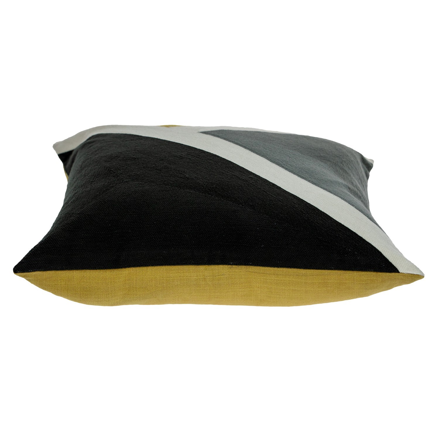 Parkland Collection Axle Black Geometric Throw Pillow, 20 x 20 gallery