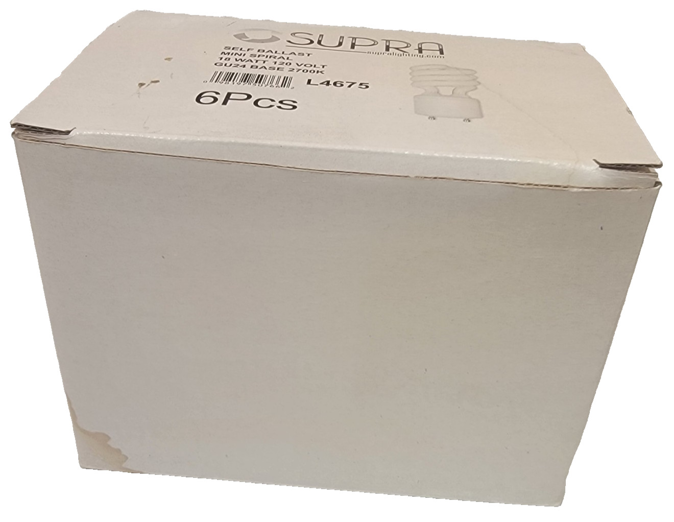 Supra (6 Pack) GU24 Mini Spiral 18W gallery