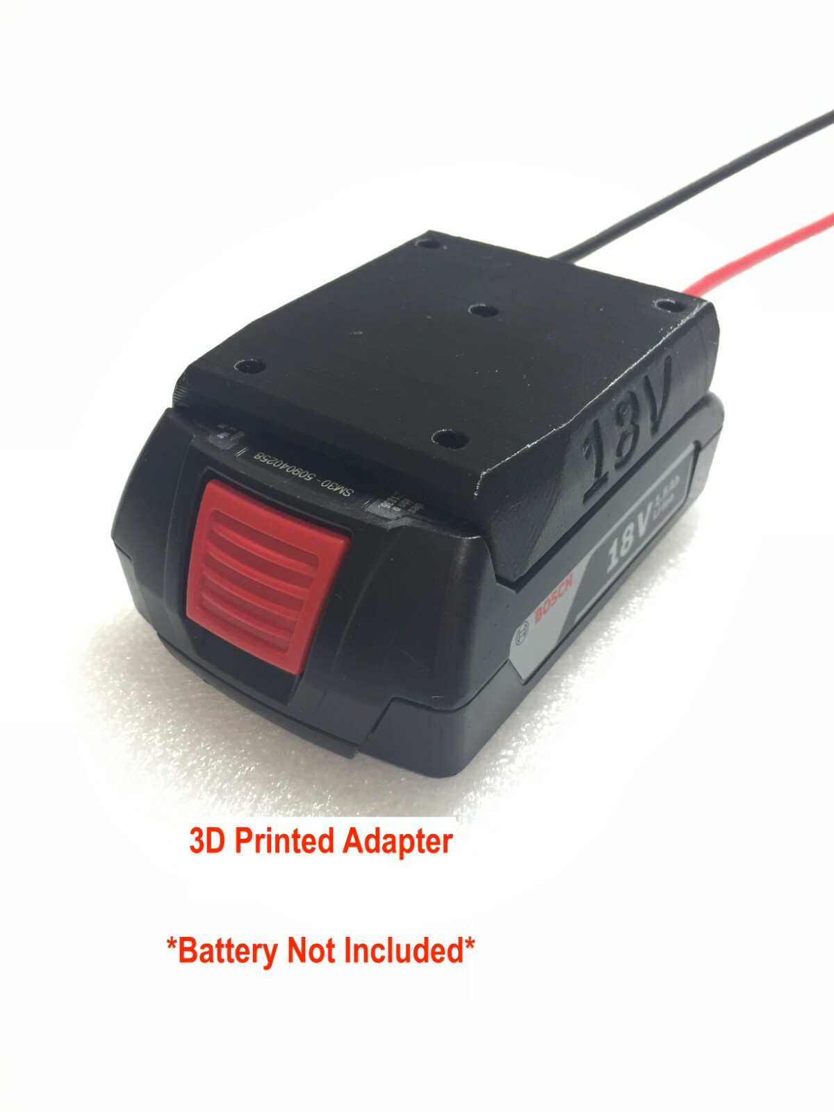 battery adapter for Bosch 18v dock power connector 18 volt12 gauge robotics gallery