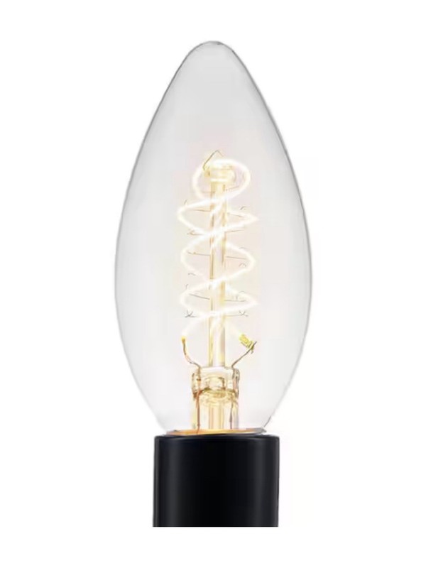 40-Watt Eq. B11 Dimmable E12 Candelabra LED Vintage Edison Warm White 3 Pack gallery