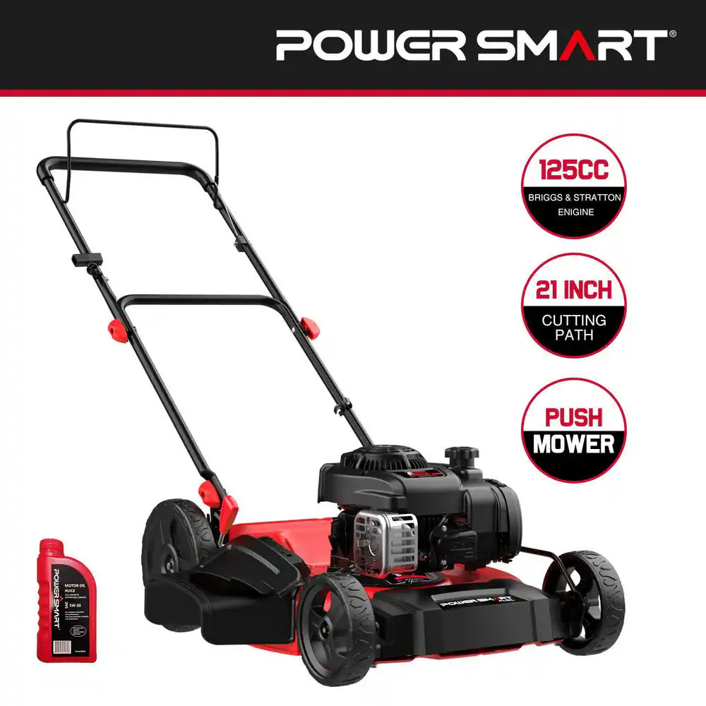 21 In. 2-In-1 125Cc Gas Push Mower, Briggs and Stratton Engine, Quick Start, 6-P gallery