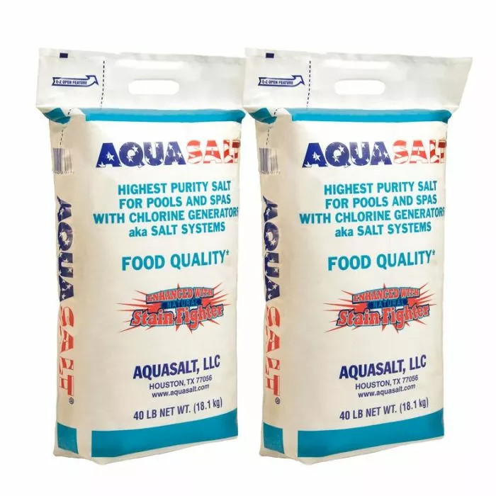 Aqua Salt Pool Salt – 40lb. Bag (Pack of 2) gallery