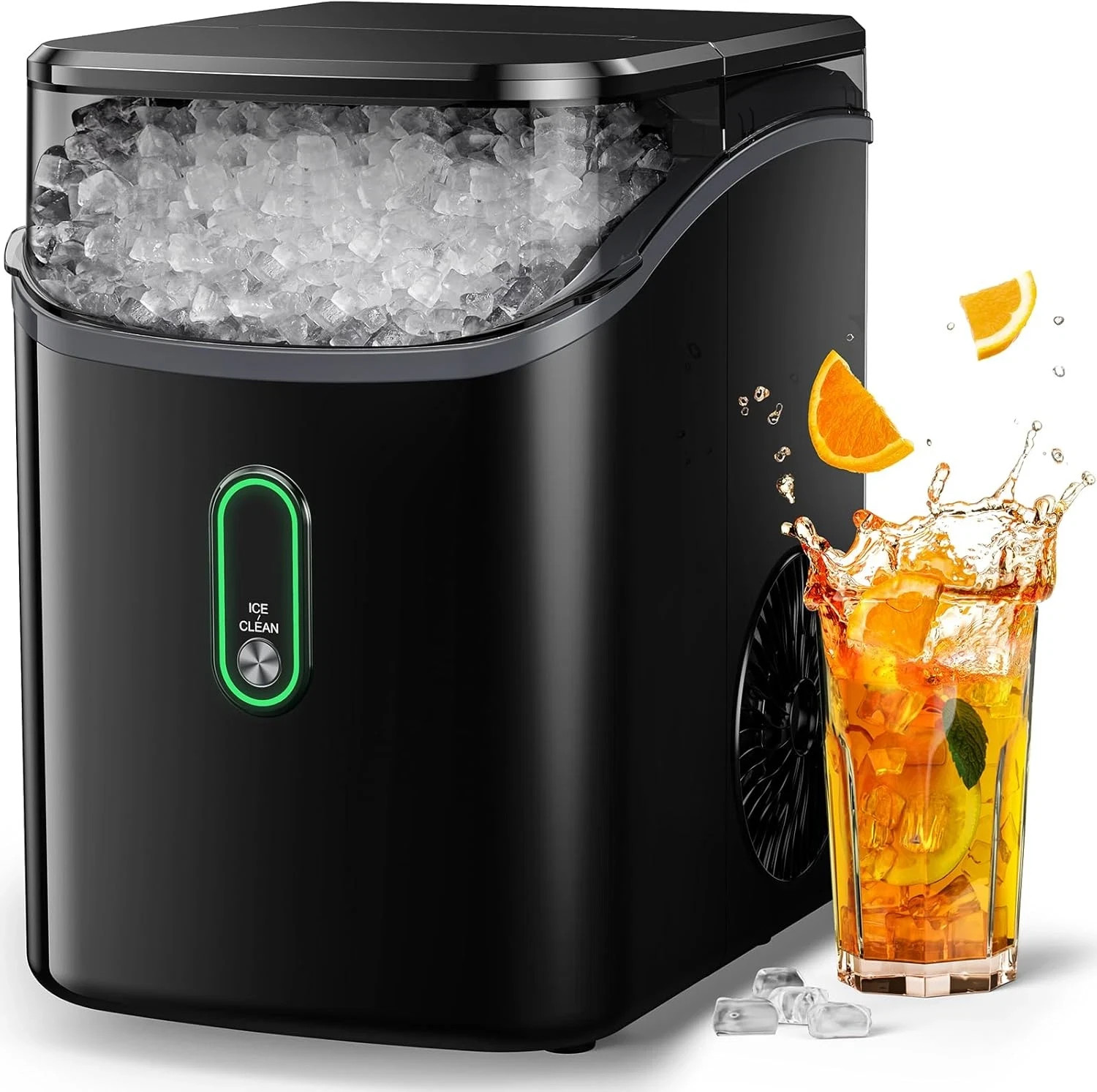 Countertop Nugget Ice Maker - Soft Chewable Ice, Self-Cleaning, 34Lbs/24H gallery